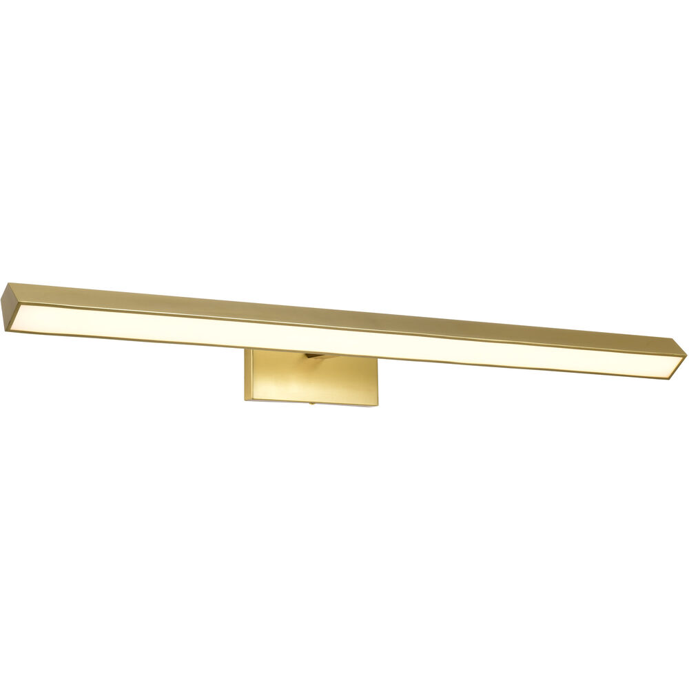 Nuvo Lighting Mila LED 35.8 Inch Vintage Brass Vanity Wall Light