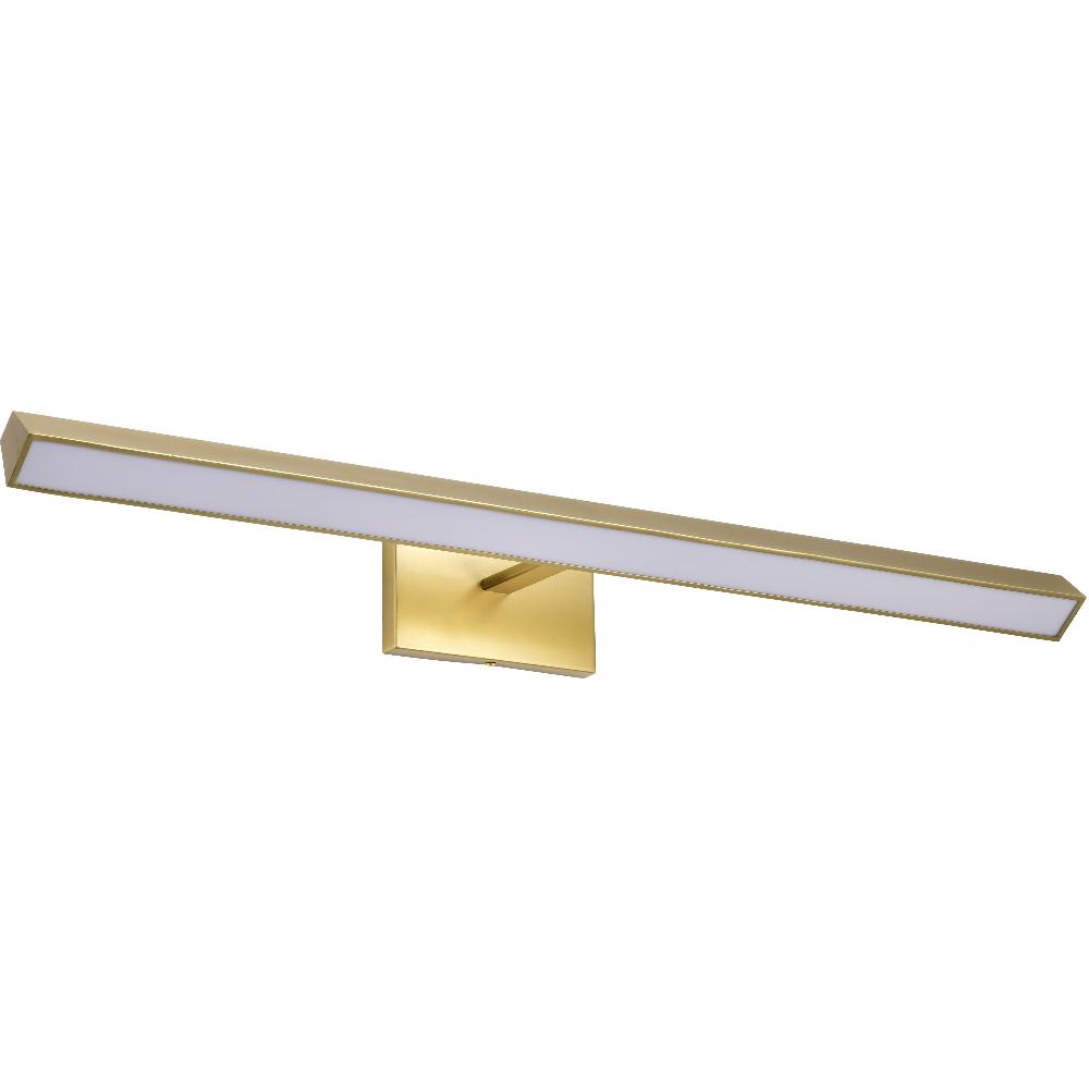 nuvo lighting Mila LED 35.8 inch Vintage Brass Vanity Wall Light