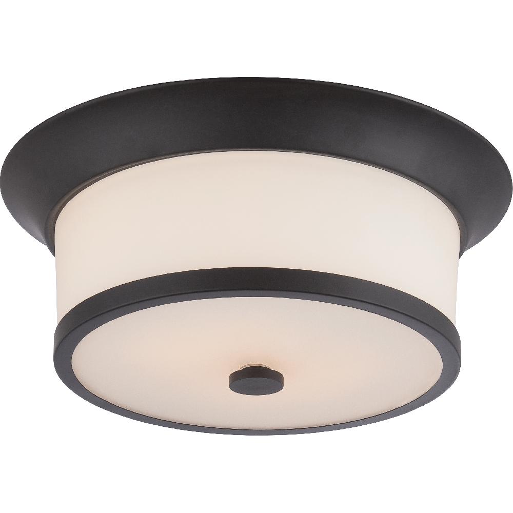 nuvo lighting Mobili 2 Light 13.13 inch Aged Bronze Flush Mount Ceiling Light