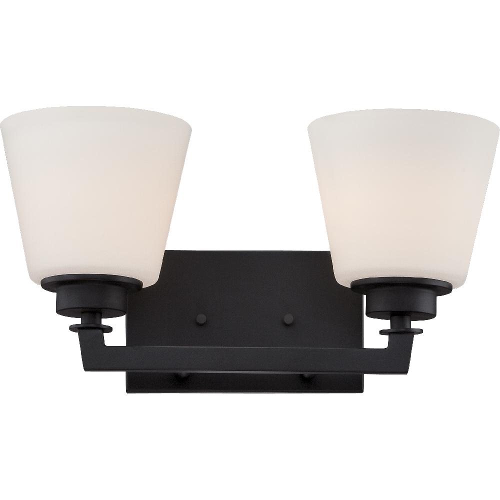 nuvo lighting Mobili 2 Light 15.38 inch Aged Bronze Vanity Light Wall Light