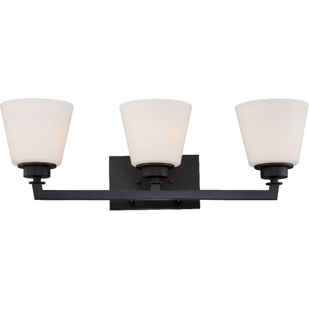 nuvo lighting Mobili 3 Light 25 inch Aged Bronze Vanity Light Wall Light