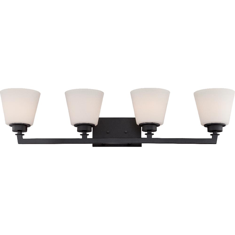 nuvo lighting Mobili 4 Light 34.63 inch Aged Bronze Vanity Light Wall Light