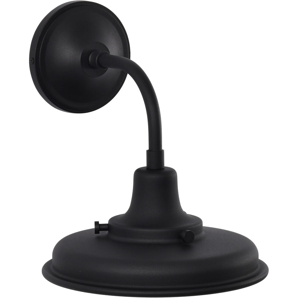 Nuvo Lighting Morris 11.63 Inch Black Outdoor Wall Light