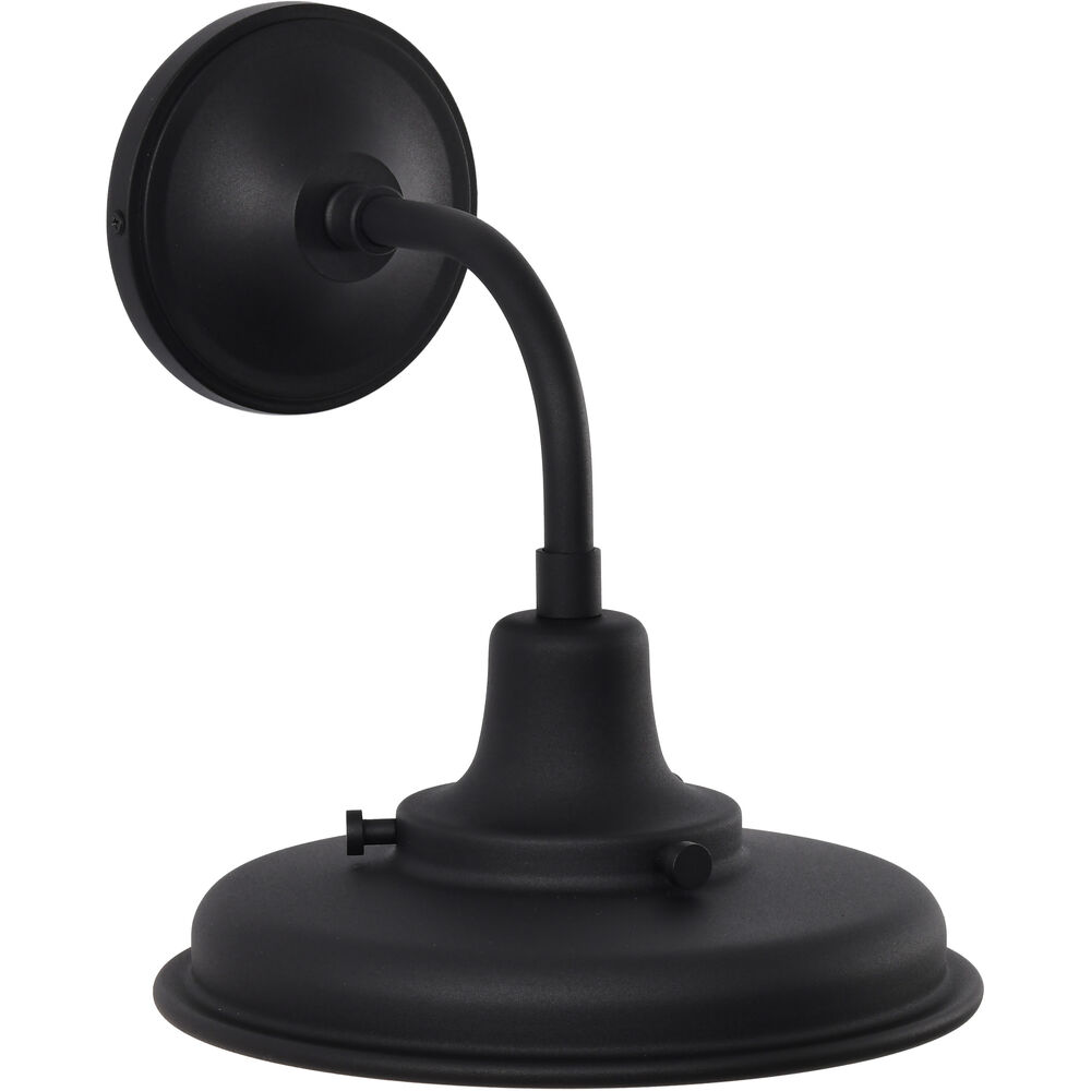 Nuvo Lighting Morris 11.63 Inch Black Outdoor Wall Light