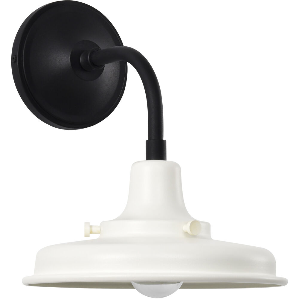 Nuvo Lighting Morris 11.63 Inch Black Outdoor Wall Light