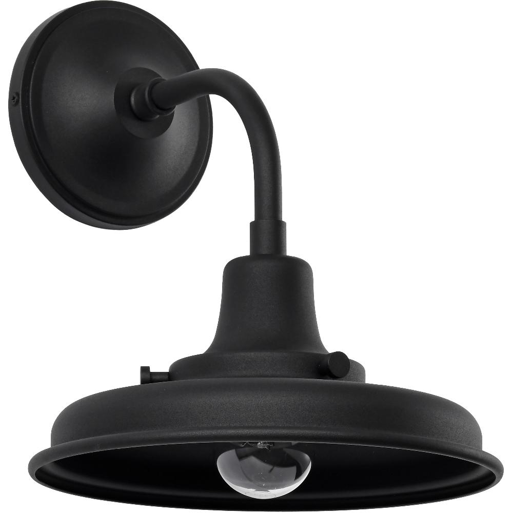 nuvo lighting Morris 11.63 inch Black Outdoor Wall Light