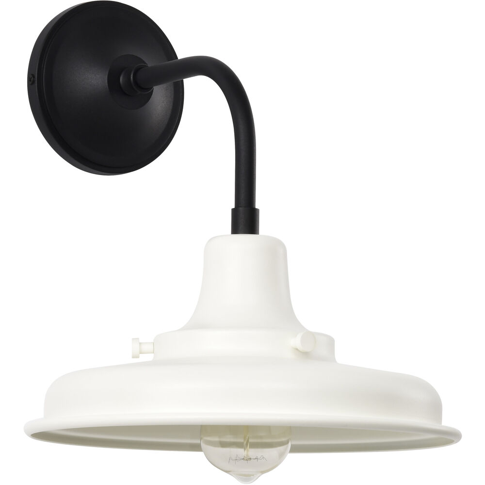Nuvo Lighting Morris 13.38 Inch Black Outdoor Wall Light