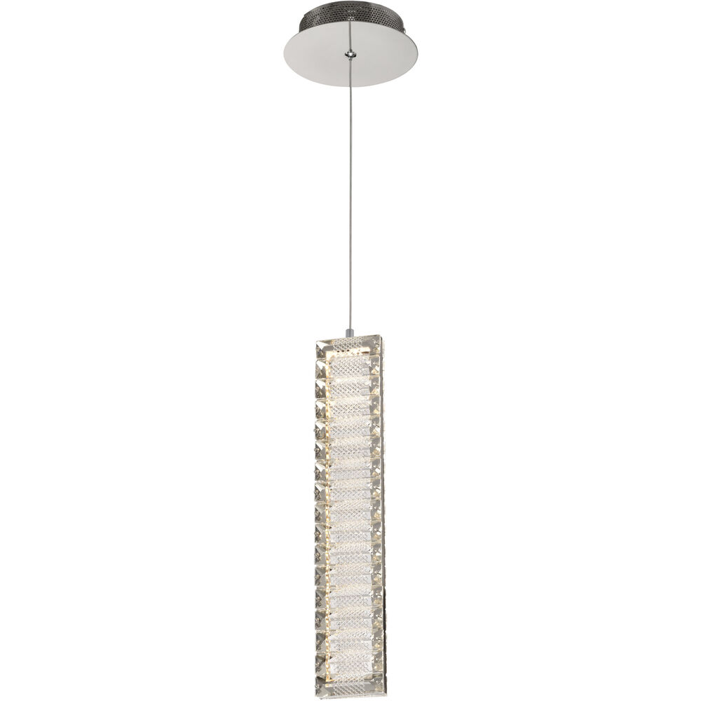 Nuvo Lighting Nova LED 1.38 Inch Polished Nickel Pendant Ceiling Light
