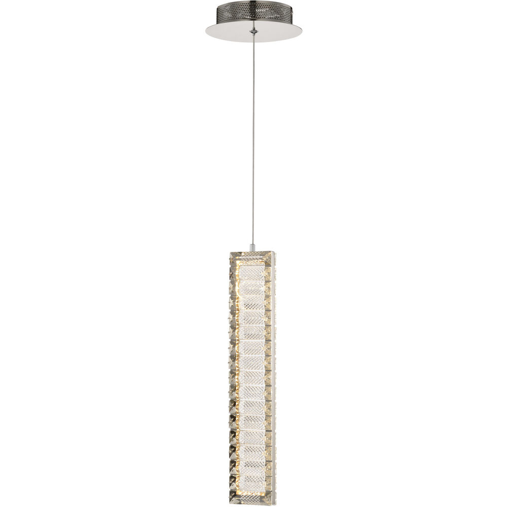 Nuvo Lighting Nova LED 1.38 Inch Polished Nickel Pendant Ceiling Light
