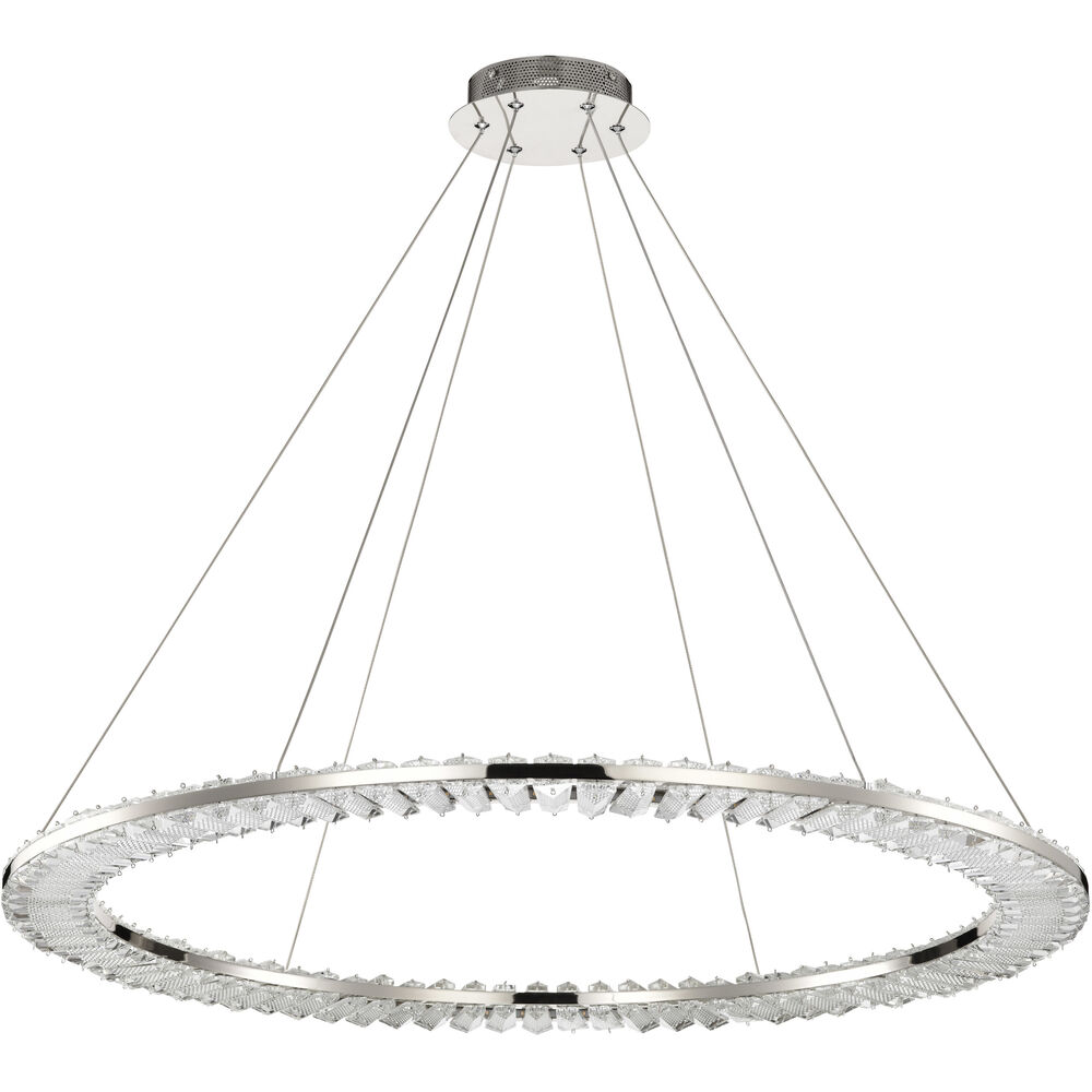 Nuvo Lighting Nova LED 35.88 Inch Polished Nickel Pendant Ceiling Light