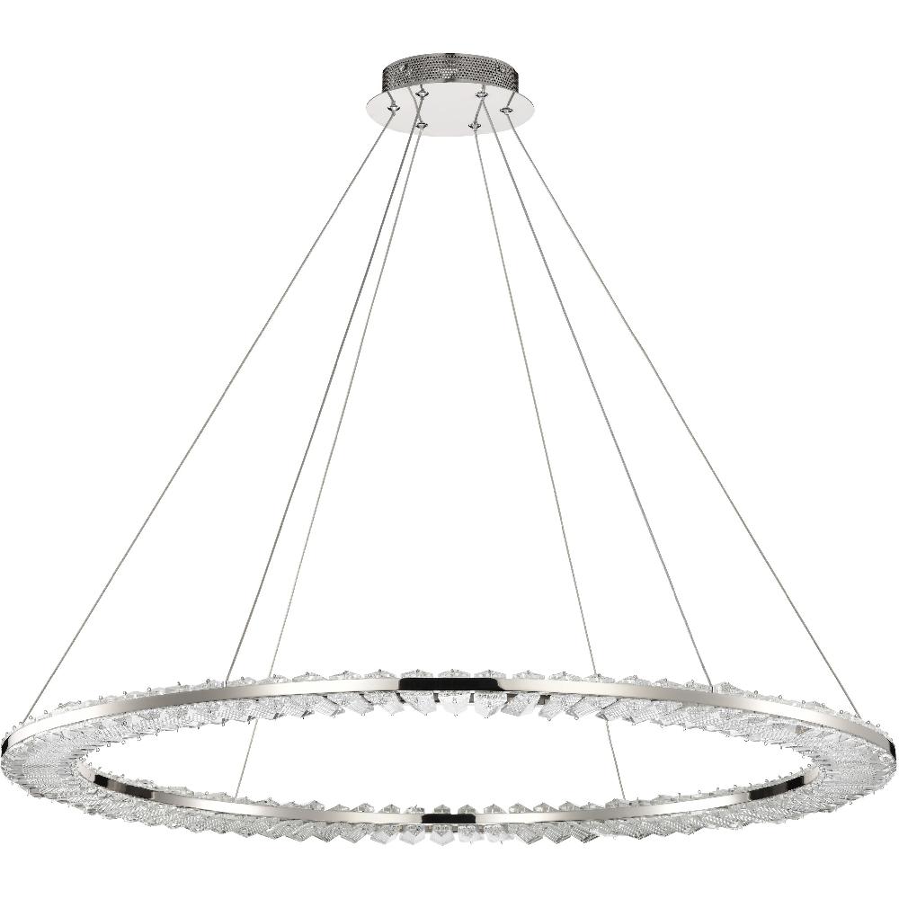 nuvo lighting Nova LED 35.88 inch Polished Nickel Pendant Ceiling Light