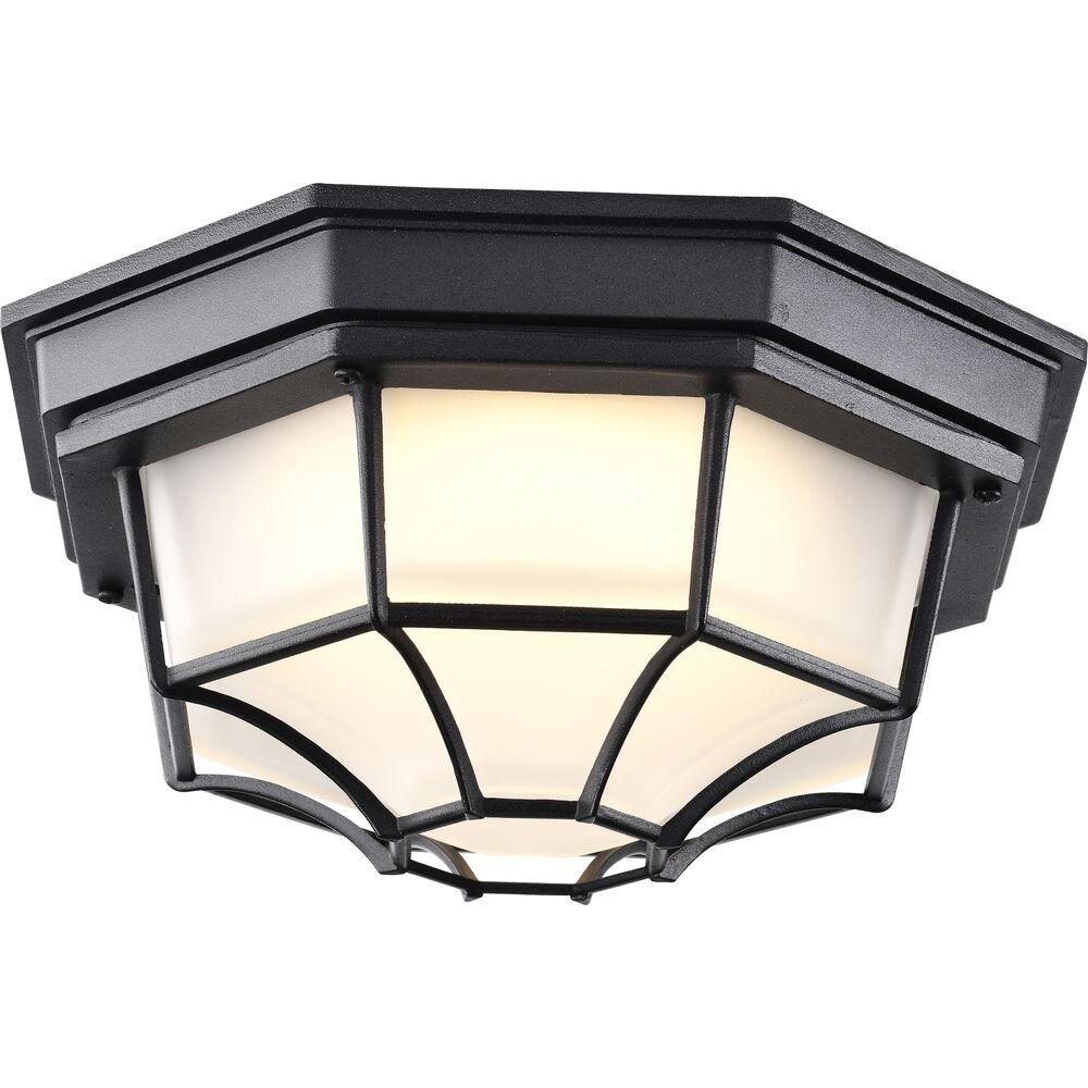 Nuvo Lighting Brentwood LED 5 Inch Black Bulkhead