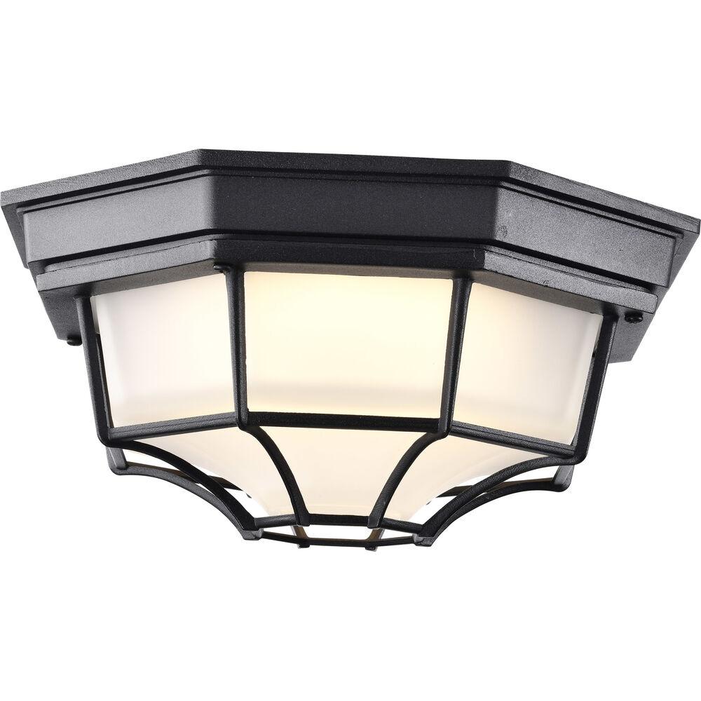 Nuvo Lighting Brentwood LED 5 Inch Black Bulkhead
