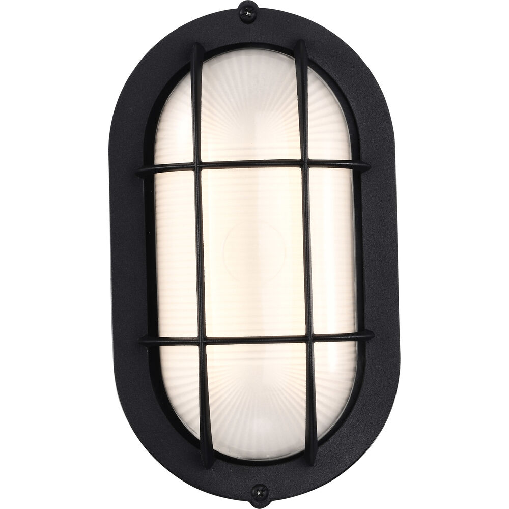 Nuvo Lighting Brentwood LED 9 Inch Black Bulkhead