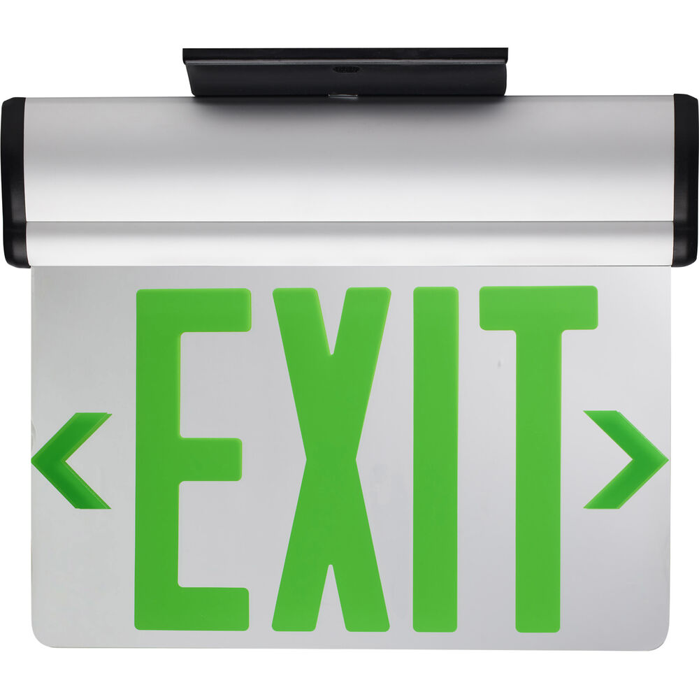 Nuvo Lighting Brentwood Silver Exit Sign