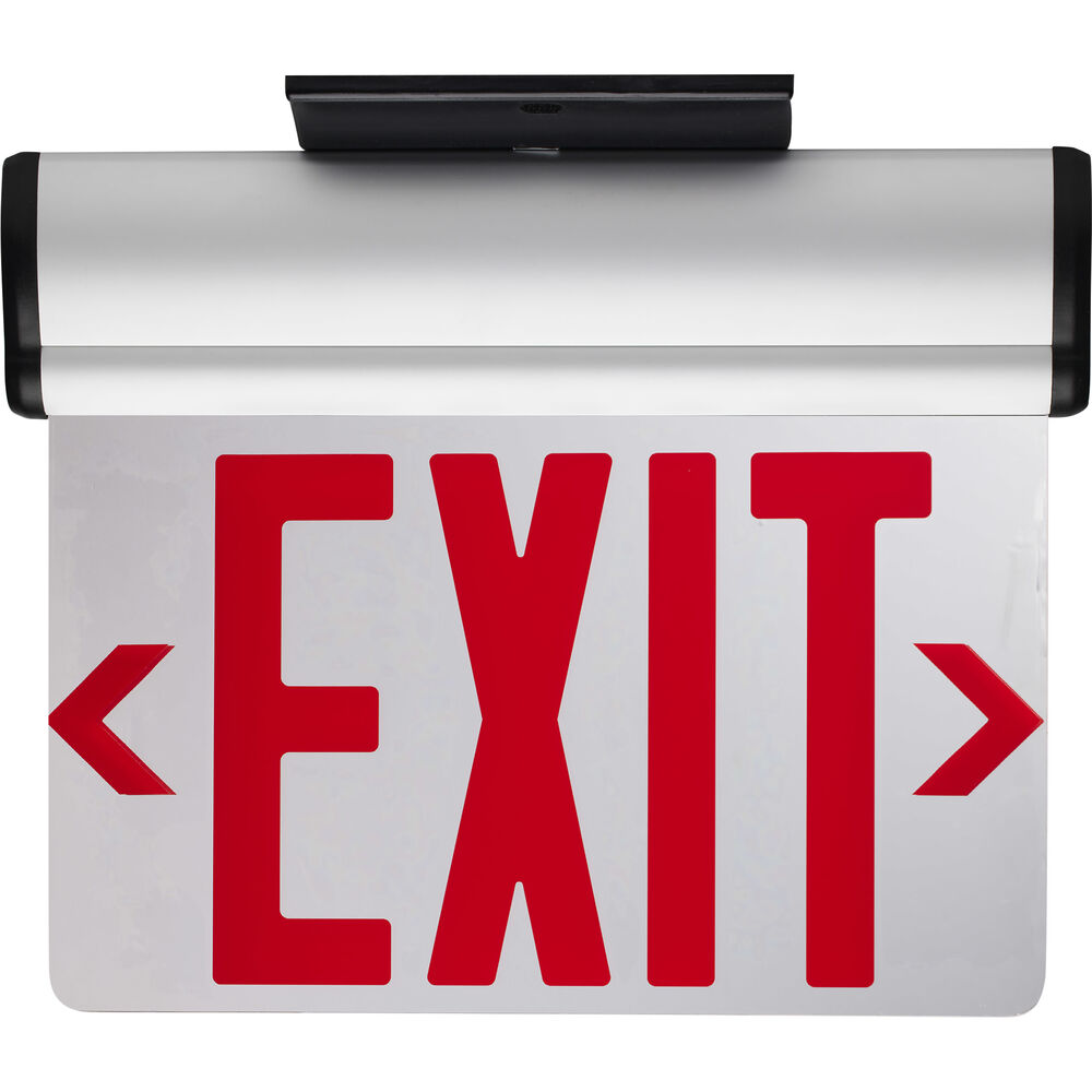 Nuvo Lighting Brentwood Silver Exit Sign
