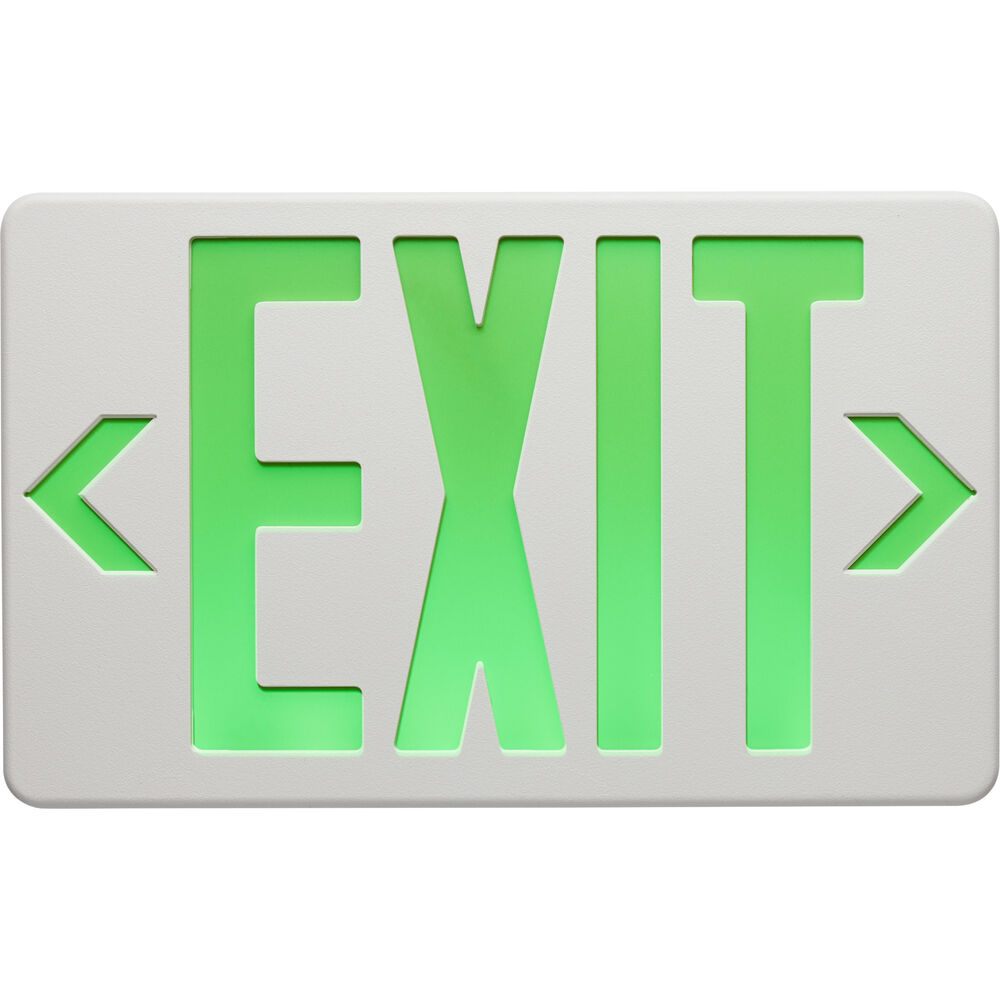 Nuvo Lighting Brentwood White Exit Sign