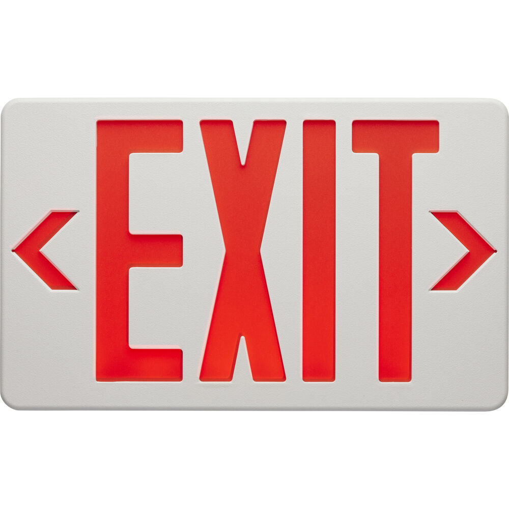 Nuvo Lighting Brentwood White Exit Sign