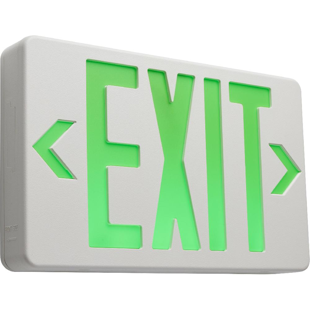 nuvo lighting Brentwood White Exit Sign