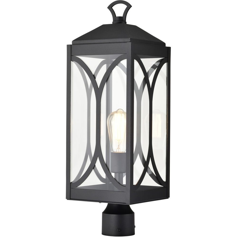 Nuvo Lighting Oaklyn 1 Light 23.13 Inch Matte Black Outdoor Post Light