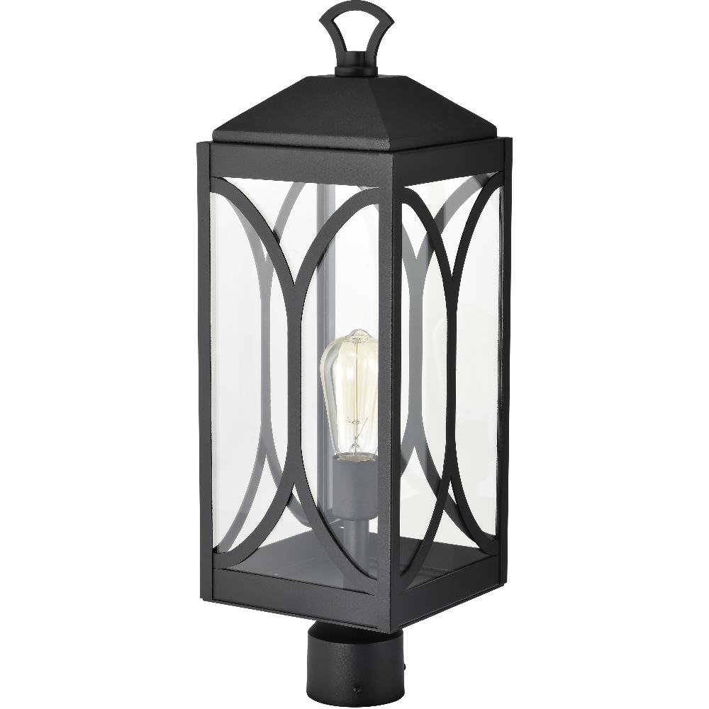 nuvo lighting Oaklyn 1 Light 23.13 inch Matte Black Outdoor Post Light