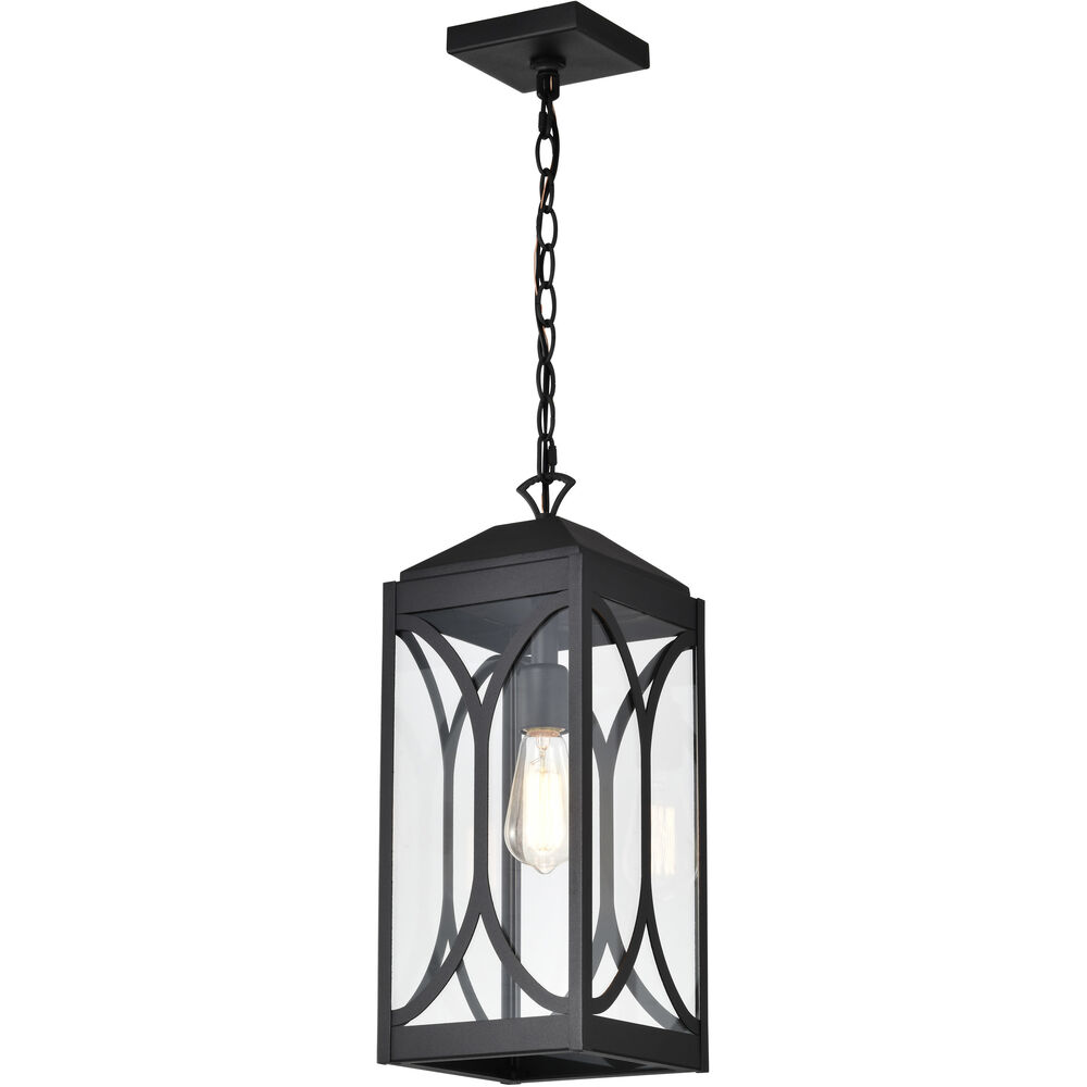 Nuvo Lighting Oaklyn 1 Light 7.5 Inch Matte Black Outdoor Hanging Light