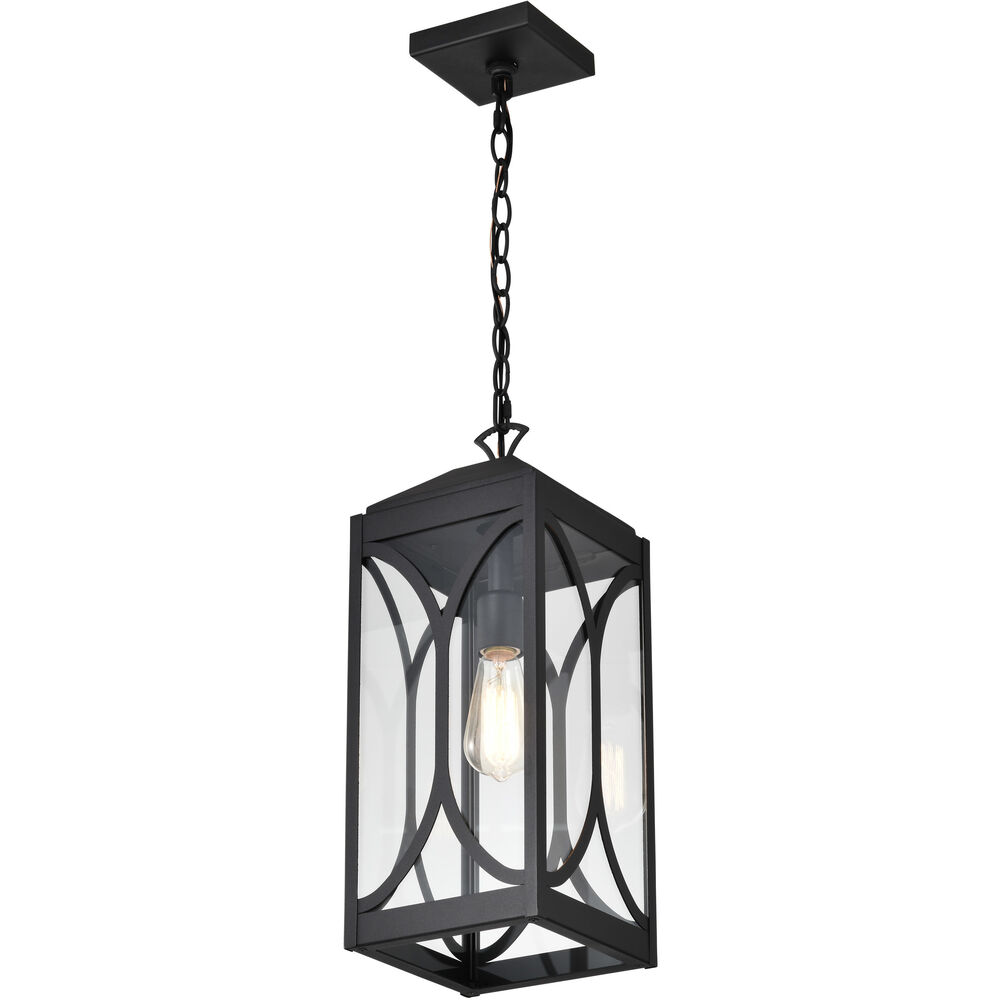 Nuvo Lighting Oaklyn 1 Light 7.5 Inch Matte Black Outdoor Hanging Light