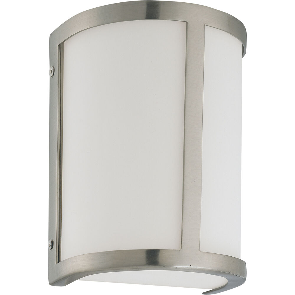 Nuvo Lighting Odeon 1 Light 6 Inch Brushed Nickel Wall Sconce Wall Light