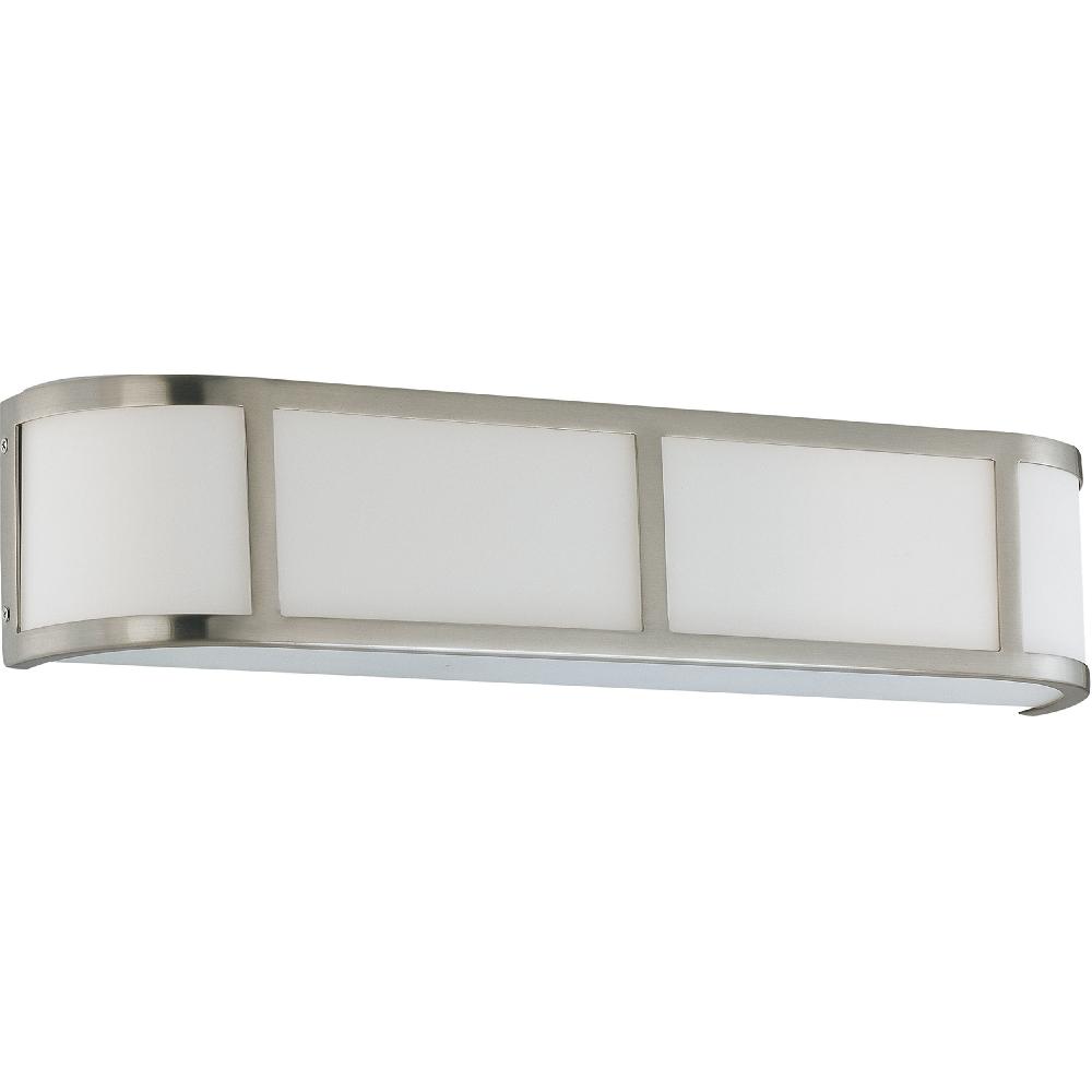 nuvo lighting Odeon 3 Light 24 inch Brushed Nickel Wall Sconce Wall Light