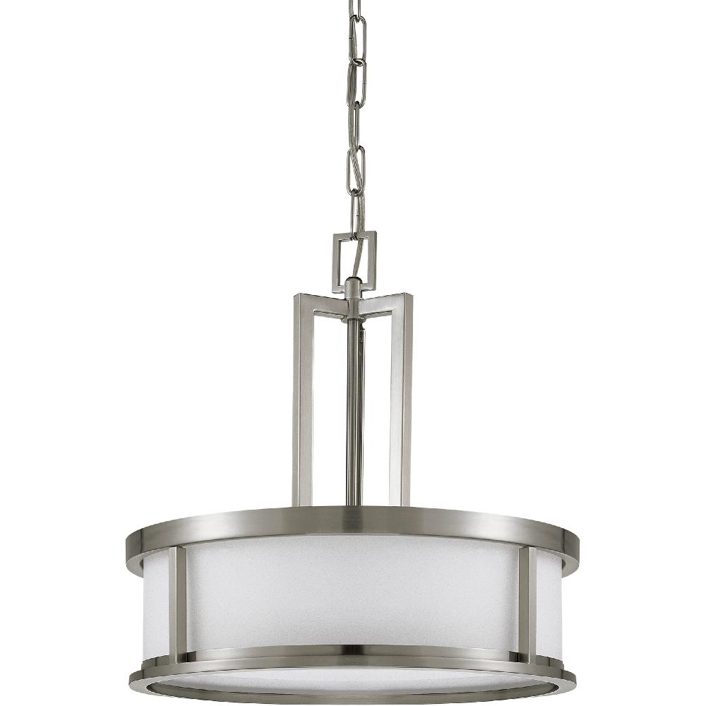 nuvo lighting Odeon 4 Light 17 inch Brushed Nickel Pendant Ceiling Light