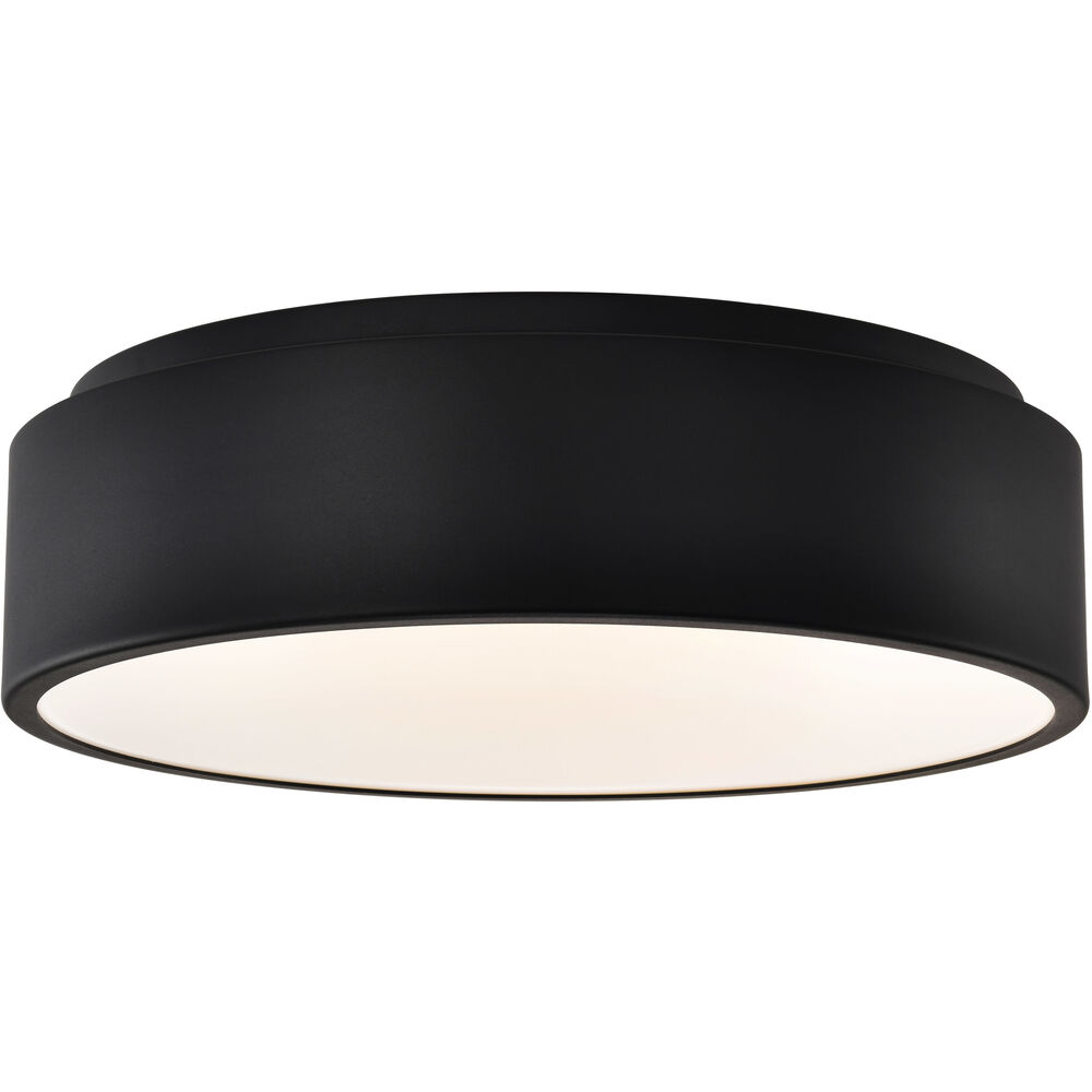 Nuvo Lighting Orbit LED 17.75 Inch Black Flush Mount Ceiling Light