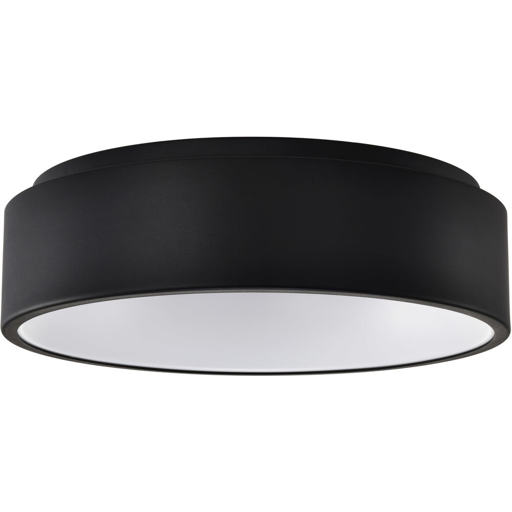 Nuvo Lighting Orbit LED 17.75 Inch Black Flush Mount Ceiling Light