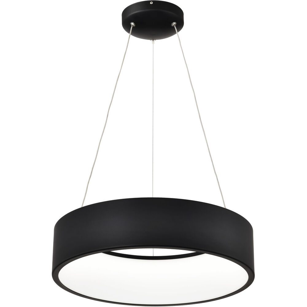 Nuvo Lighting Orbit LED 17.75 Inch Black Pendant Ceiling Light