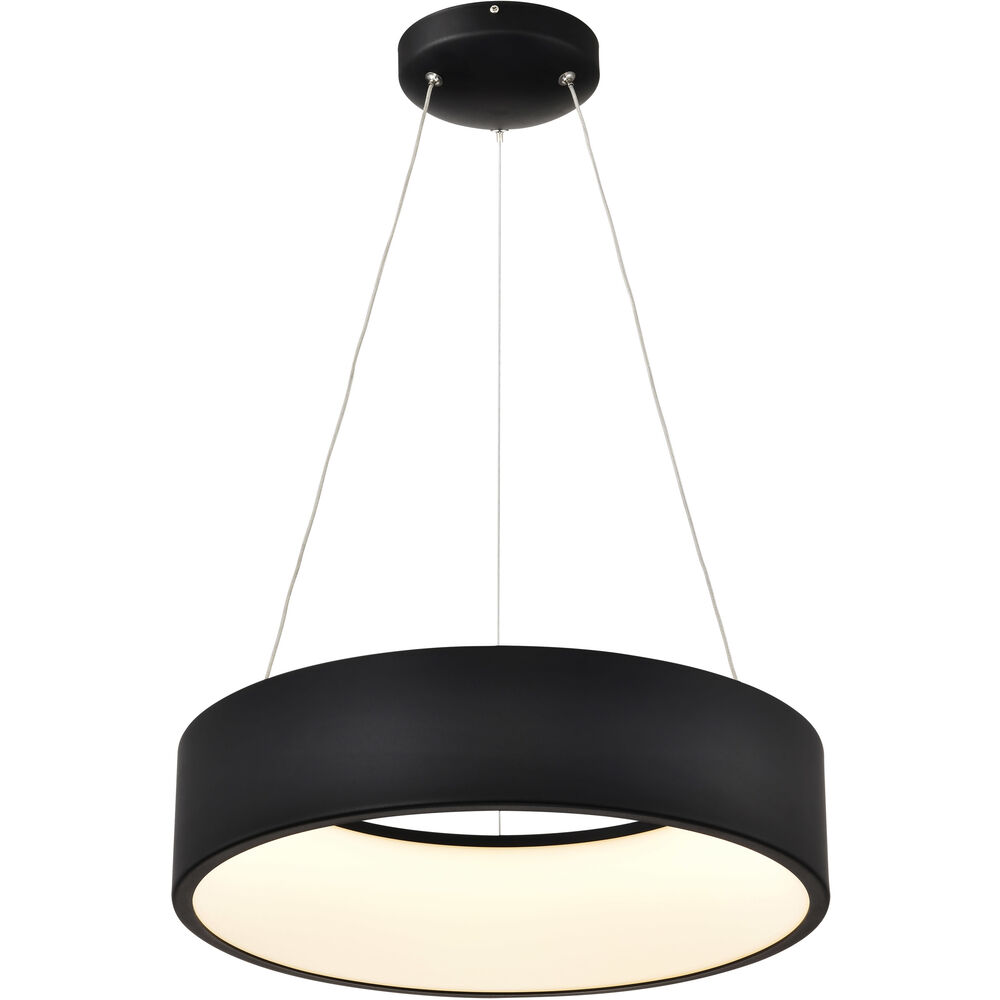 Nuvo Lighting Orbit LED 17.75 Inch Black Pendant Ceiling Light