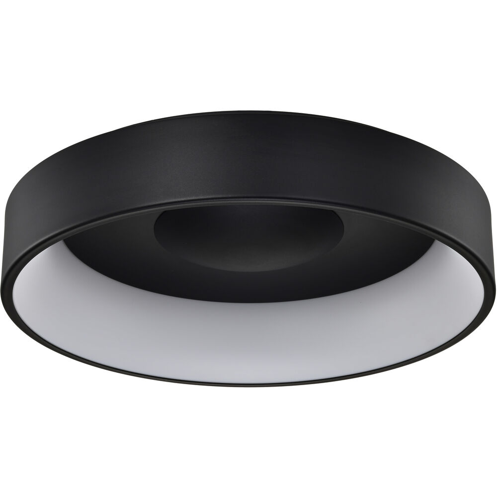 Nuvo Lighting Orbit LED 23.5 Inch Black Flush Mount Ceiling Light