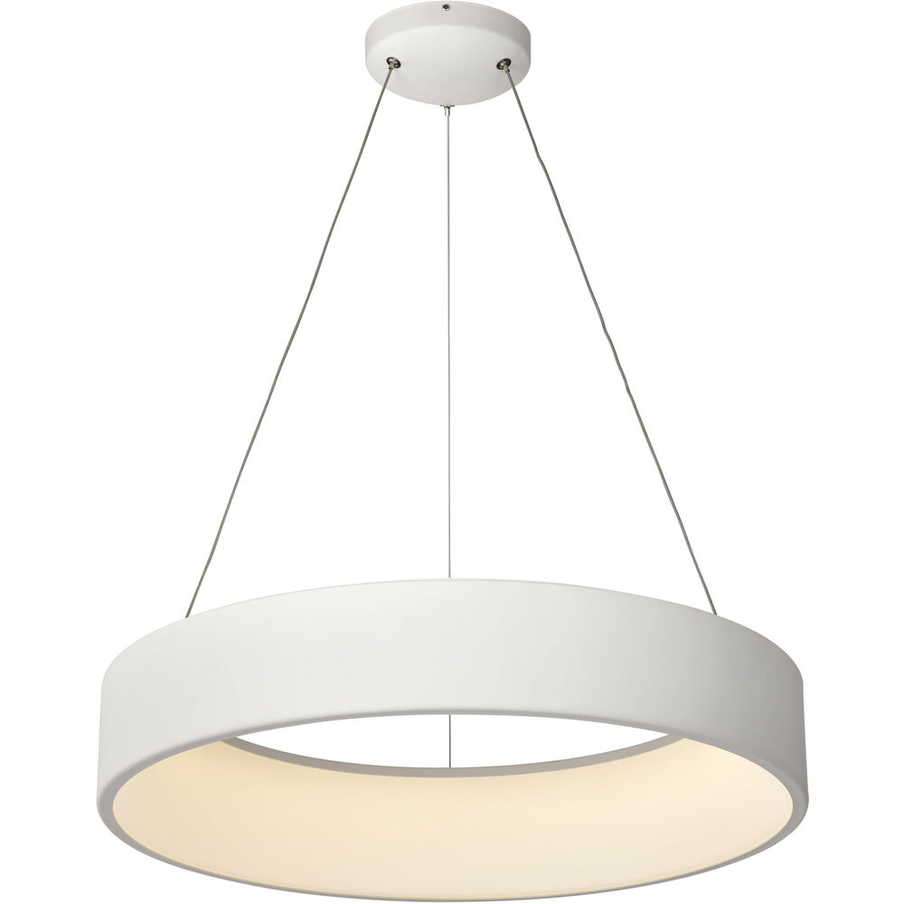 Nuvo Lighting Orbit LED 23.5 Inch White Pendant Ceiling Light