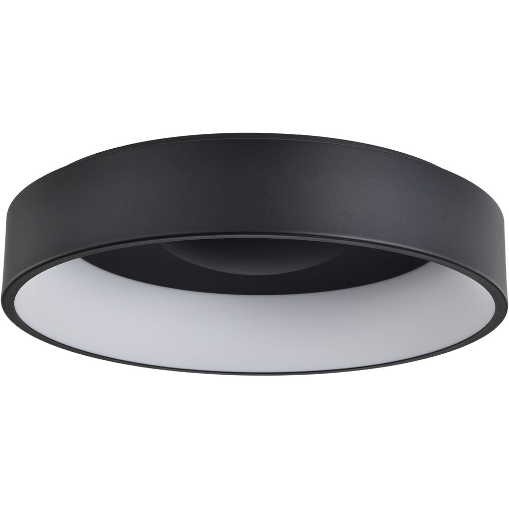Nuvo Lighting Orbit LED 23 Inch Black Flush Mount Ceiling Light