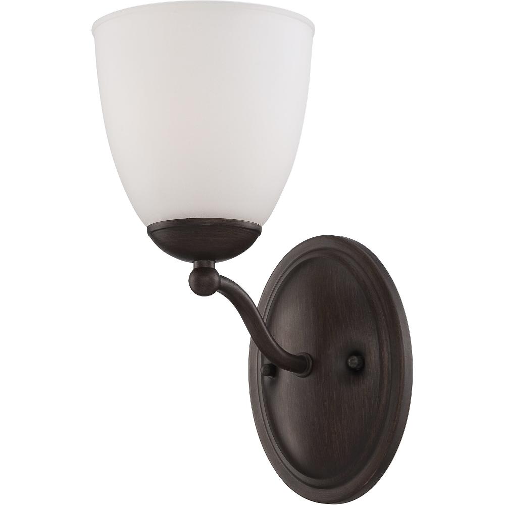 nuvo lighting Patton 1 Light 11 inch Prairie Bronze Vanity Light Wall Light
