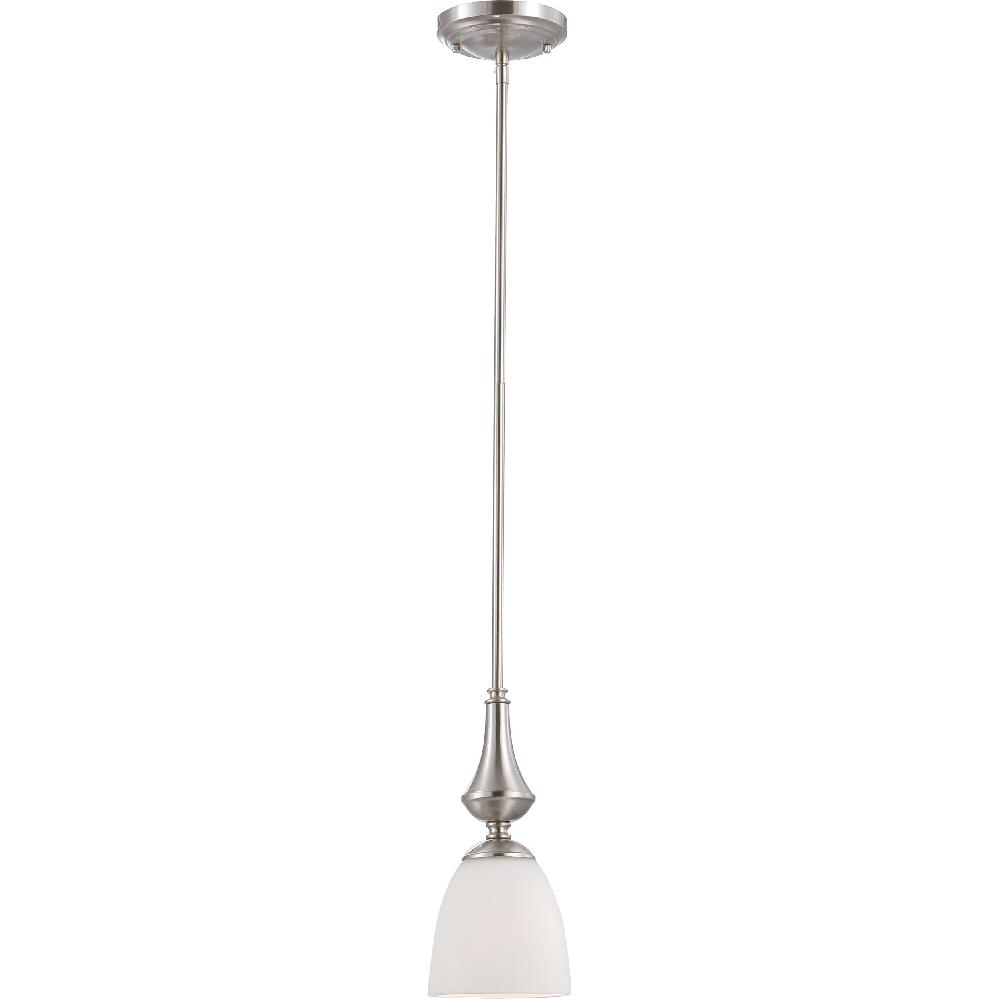nuvo lighting Patton 1 Light 5 inch Brushed Nickel Mini Pendant Ceiling Light