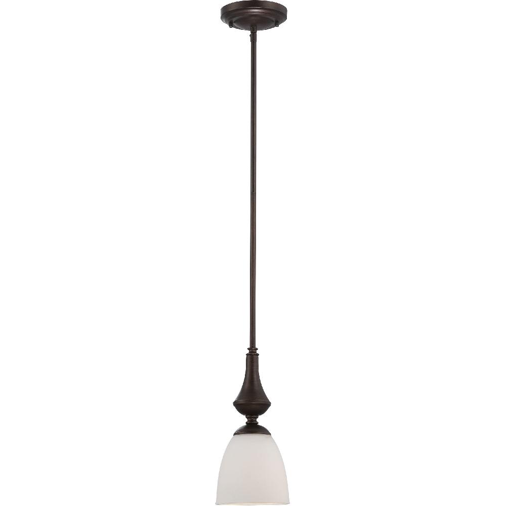 nuvo lighting Patton 1 Light 5 inch Prairie Bronze Mini Pendant Ceiling Light