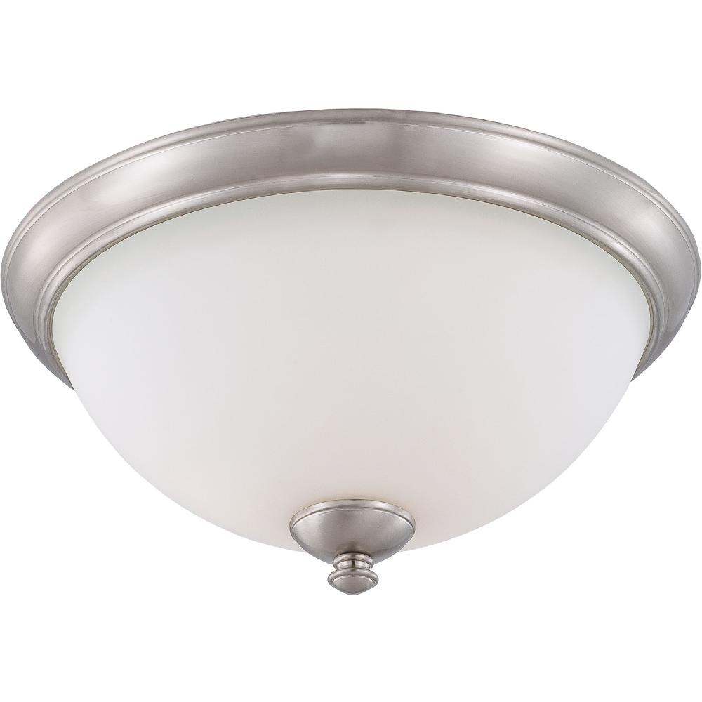 nuvo lighting Patton 3 Light 16 inch Brushed Nickel Flush Mount Ceiling Light