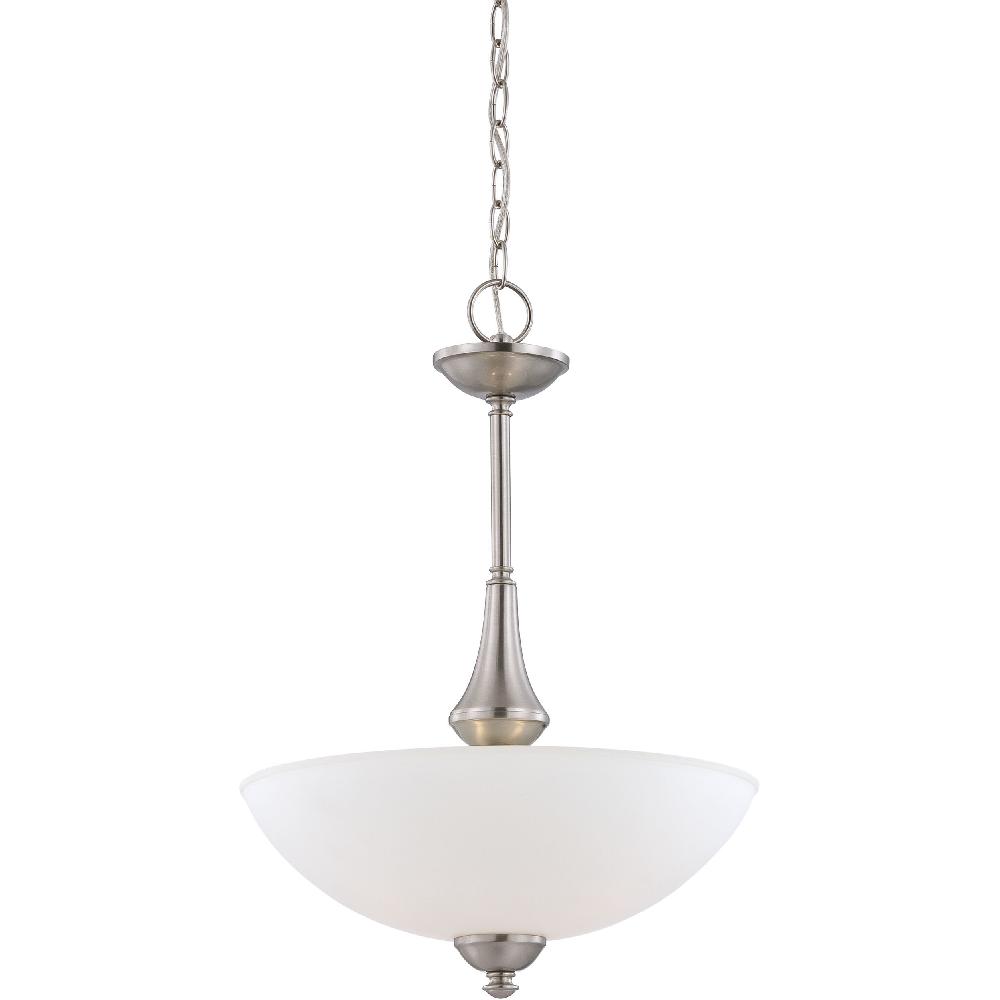 nuvo lighting Patton 3 Light 16 inch Brushed Nickel Pendant Ceiling Light