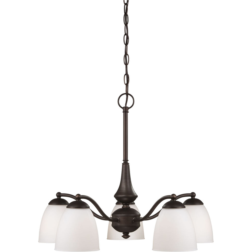 Nuvo Lighting Patton 3 Light 21 Inch Prairie Bronze Chandelier Ceiling Light