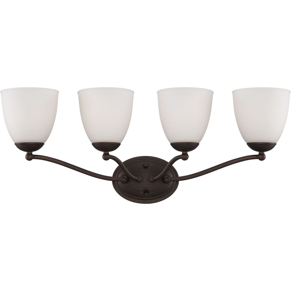 Nuvo Lighting Patton 4 Light 28 Inch Prairie Bronze Vanity Light Wall Light