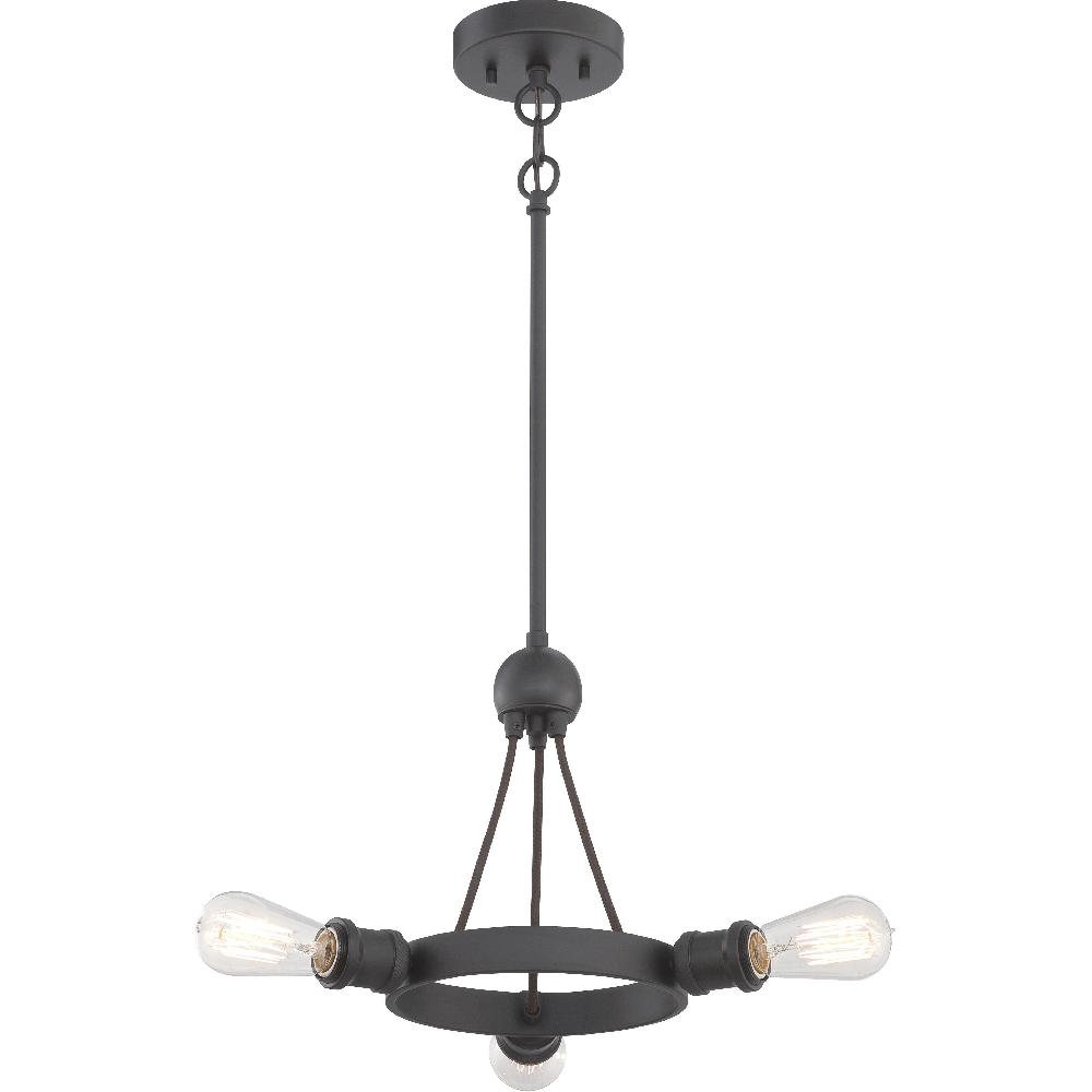 nuvo lighting Paxton 3 Light 21.75 inch Aged Bronze Pendant Ceiling Light
