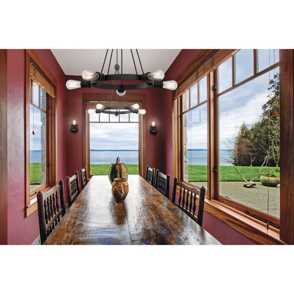 Nuvo Lighting Paxton 5 Light 27.75 Inch Aged Bronze Chandelier Ceiling Light