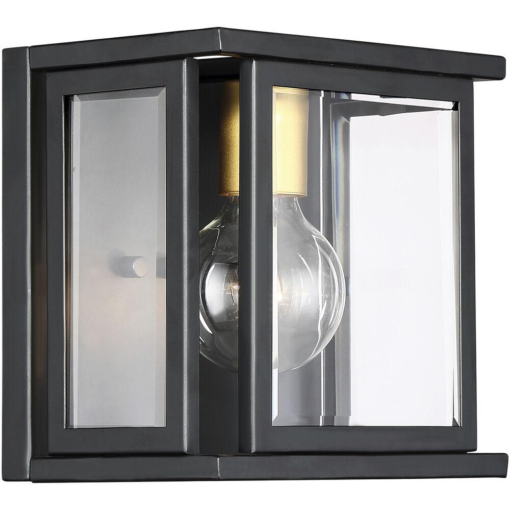 Nuvo Lighting Payne 1 Light 8 Inch Black Wall Sconce Wall Light