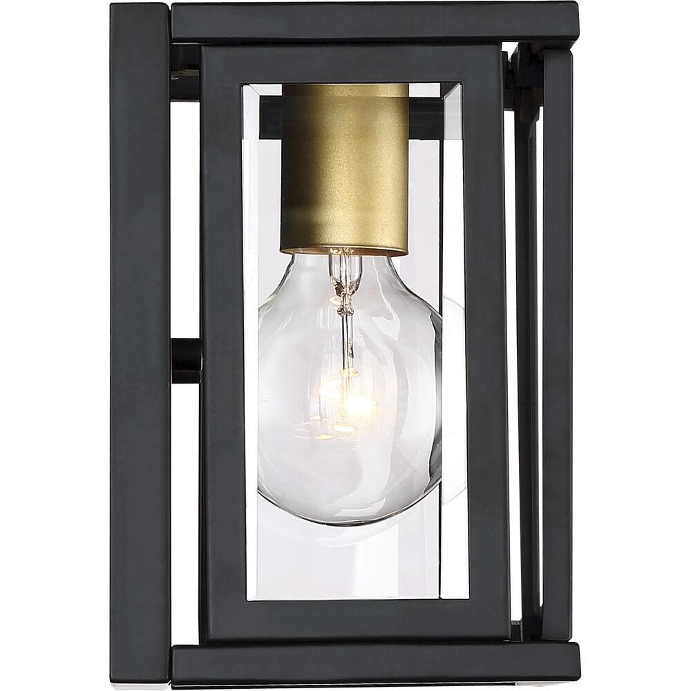 Nuvo Lighting Payne 1 Light 8 Inch Black Wall Sconce Wall Light