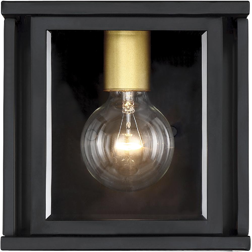 nuvo lighting Payne 1 Light 8 inch Black Wall Sconce Wall Light