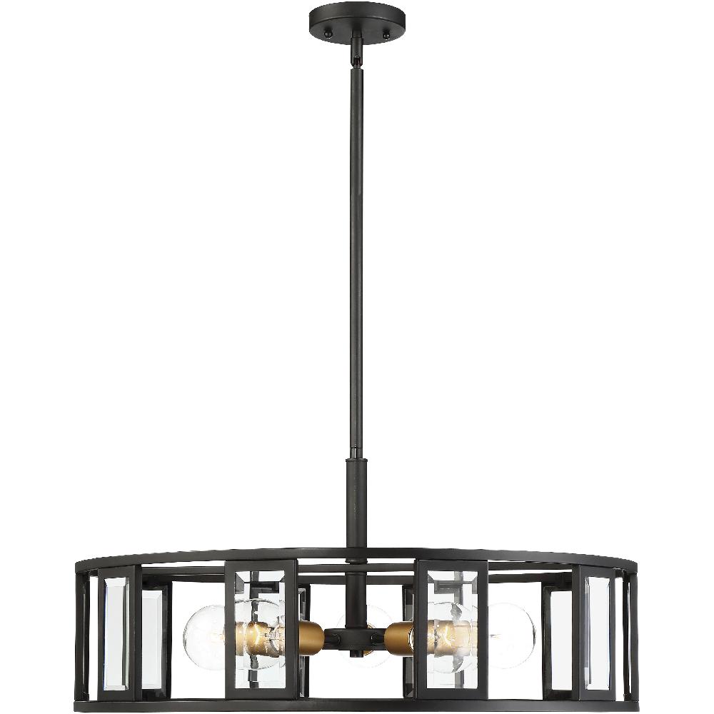 nuvo lighting Payne 5 Light 26 inch Midnight Bronze Pendant Ceiling Light
